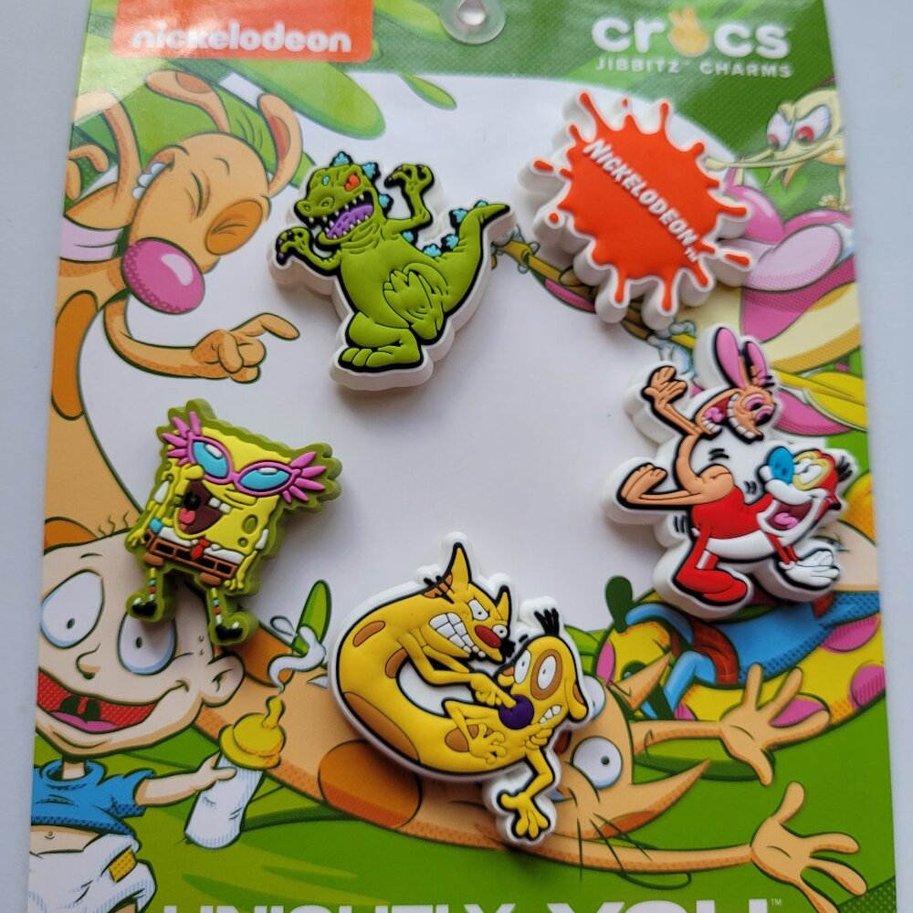 Crocs 5pc charms nickelodeon jibbitz